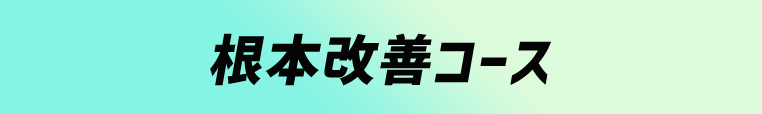 根本改善コース